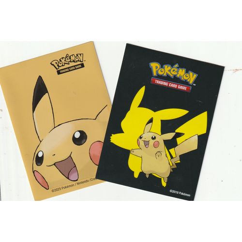 2 Protèges Cartes Pokémon - Sleeve - Pikachu/Pikachu