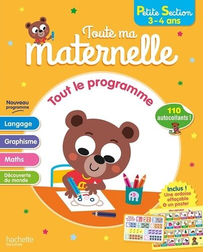 Tout Le Programme Petite Section - Avec 110 Autocollants, Une Ardoise Effaçable Et Un Poster