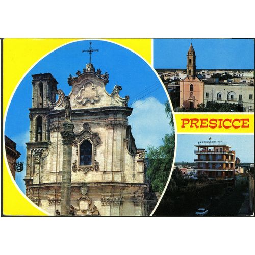 Carte Postale Italie , N°9 , Saluti Da Presicce , Lecce , 1982