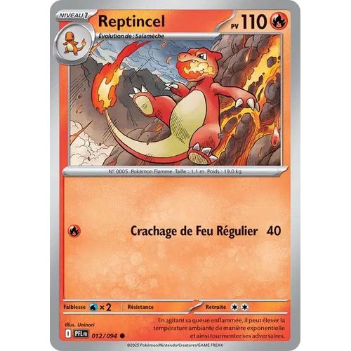 Carte Pokémon - Reptincel - 012/094 - Flammes Fantasmagoriques