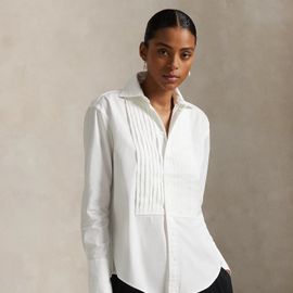 Chemise De Smoking En Coton