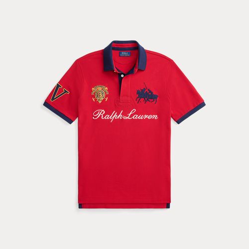 Polo Classique À Écusson En Piqué