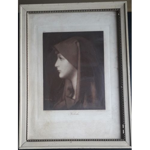 "Fabiola" / Lithographie - Reproduction Du Tableau De Jean-Jacques Henner / 26 X 19,5 Cm