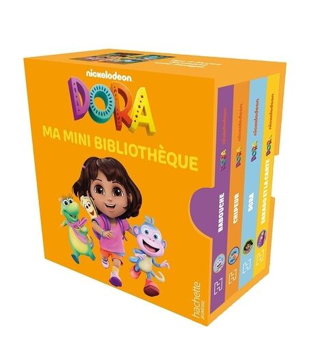 Ma Mini Bibliothèque Dora - Coffret En 4 Volumes : Dora - Babouche - Chipeur - Sakado Et La Carte