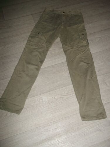 Pantalon Mc Wester Kaki Multipoches Taille 36 Tbe