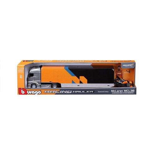 Véhicules miniatures Die Cast 1/43 RACE MC LAREN MCL38 CAMION + 1 F1 1/43 MCL38