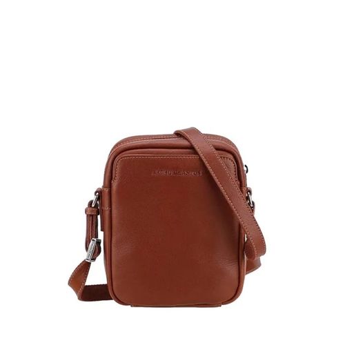 Sacoche bandouliere Arthur et Aston Ref 67277 Cognac 19*15*6 cm