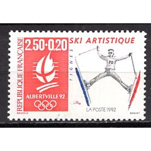 France 1991 Jeux Olympiques D' Albertville Le Ski Acrobatique Yvert N° 2709 Neuf**