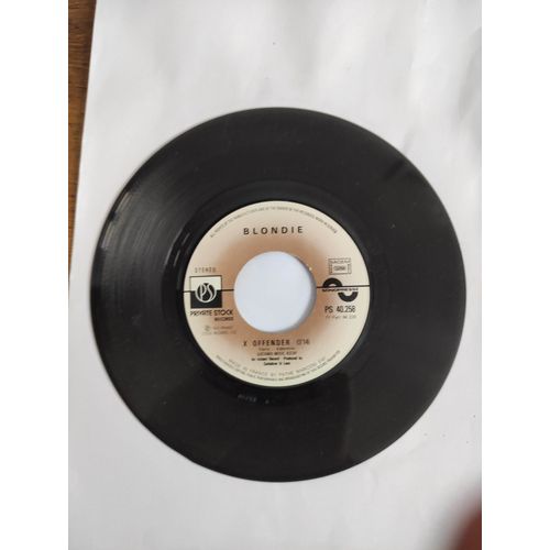 Vinyles 45 Tours Punk Rock Années 1977-1978