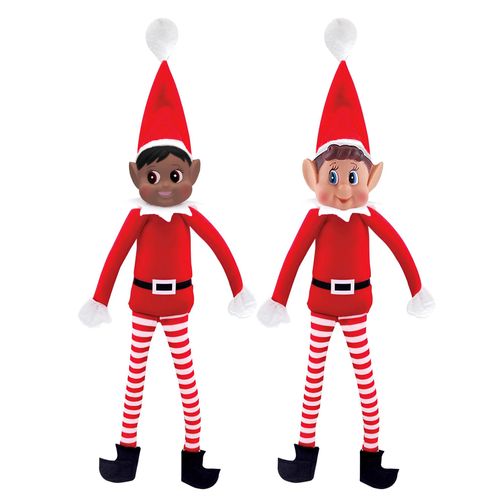 Duo Lutins Farceurs De Noël Elfie Et Clochette