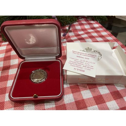 Monaco 2 Euro - 300e Anniversaire De La Naissance De Prince Honoré Iii 2020 - Be