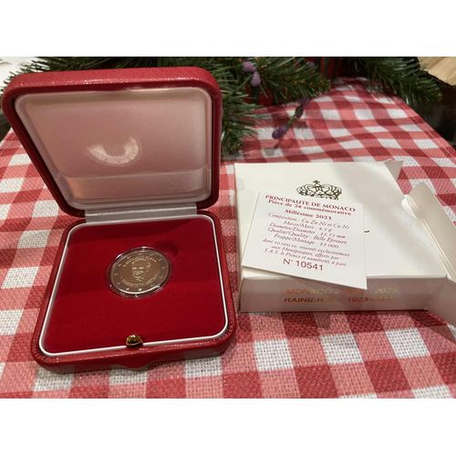 Monaco 2 Euro - 100e Anniversaire De La Naissance De Prince Rainier Iii 2023 - Be