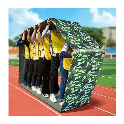 Jeu De Sport En Equipe Pour Adultes Et Enfants : Tapis De Course Multijoueur En Mouvement Pour Jardin Ou Pelouse, Pouvant Accueillir Jusqu'a 2 A 8 Personnes (6 M / 6 M). Ideal Pour Jouer Dehors. Dimensions : 6 M.