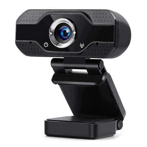 Webcam avec microphone 1080p pour PC, ideale pour les visioconferences, l'enseignement et l'apprentissage. Camera d'ordinateur.