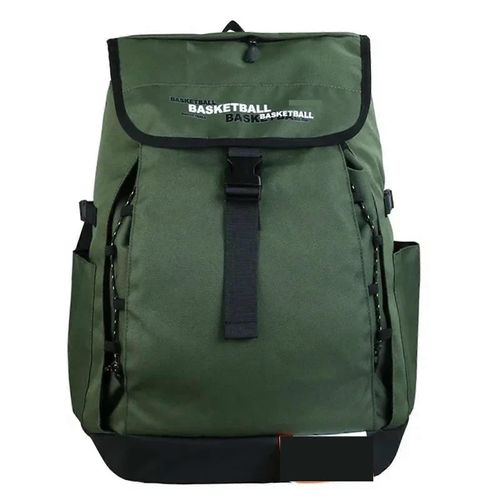 Sac a dos de sport de basketball avec compartiment pour chaussures et ballon (vert)