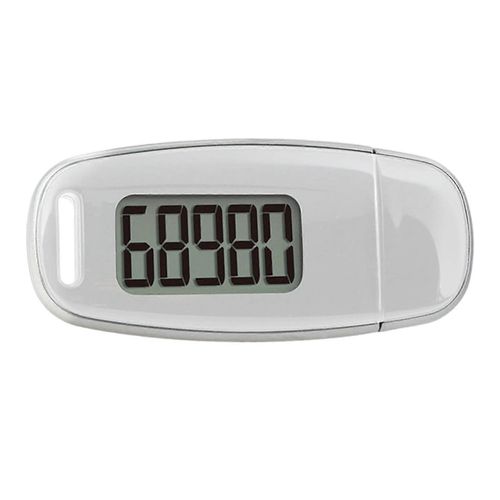 Podometre De Sport D'exterieur Precis, Rechargeable Par Usb, 3d, Compteur De Pas Precis, Blanc