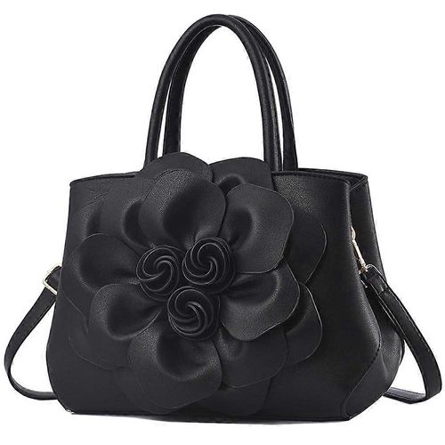 Sacs a main fleuris 3D pour femmes, sac a main a poignee superieure, sacoche en cuir, sac bandouliere, sac de soiree pour femmes