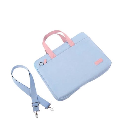 Sacoche legere pour ordinateur portable, sacoche etanche pour ordinateurs portables 14/15 pouces (bleue)