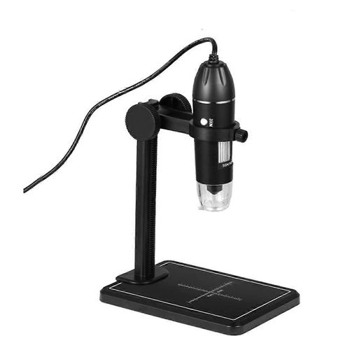 Microscope d'observation USB numerique portable avec grossissement de 8 LED et mini camera video (B, 1000X)
