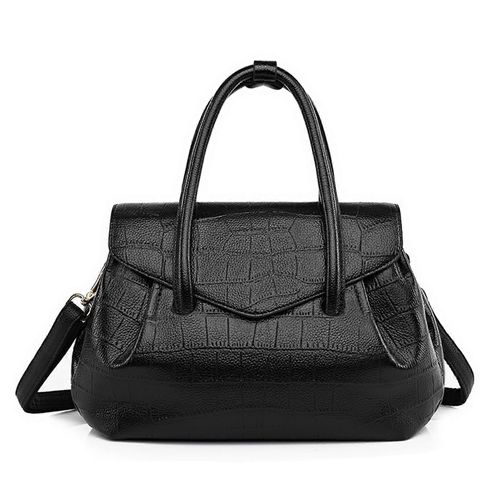 Sac cabas noir classique pour femme, sac bandouliere, sac a main, cadeau d'anniversaire, sacoche pour tous les jours