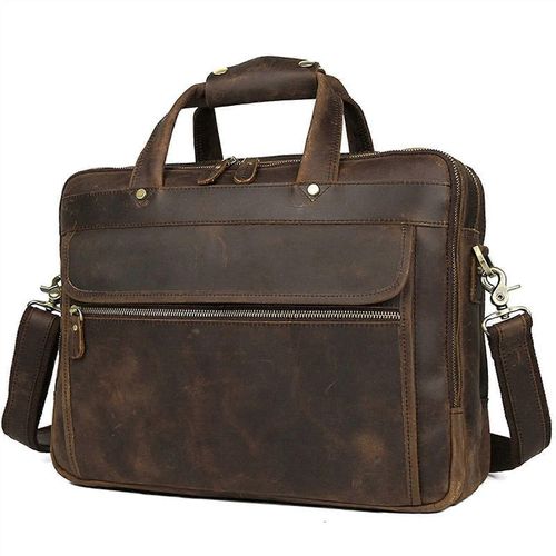 Sacoche de voyage d'affaires pour homme, porte-documents en cuir, sac bandouliere, porte-documents en cuir pour homme