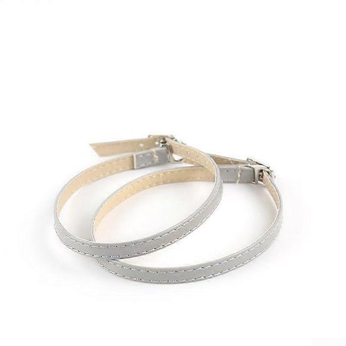 Ensemble D'accessoires Pour Chaussures, Systeme De Bride De Talon Amovible, Conçu Pour Sublimer Votre Style (Gris)