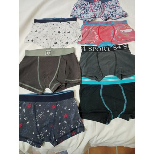 Lot De 7 Boxers 8/10 Ans