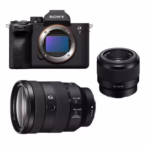 SONY ALPHA 7 IV + Objectif FE 24-105mm + FE 50mm f/1.8 Garanti 3 ans