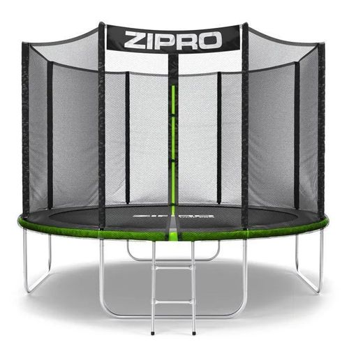 Trampoline De Jardin Zipro Jumppro Out – Filet De Sécurité, Charge 150 Kg, 10 Ft Ø 312 Cm – Résistant Et Stable
