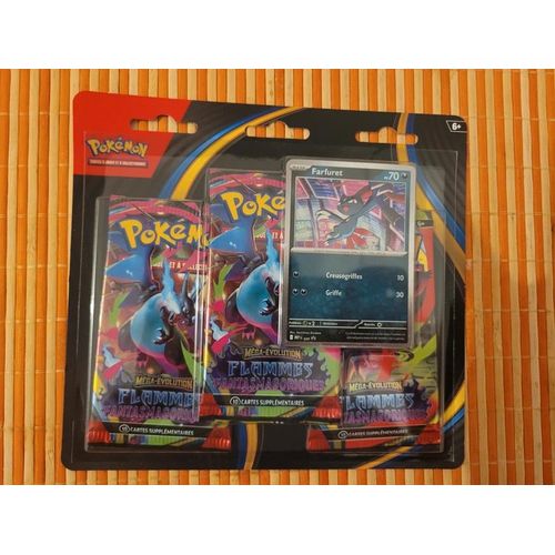 Tripack Pokemon Mega Evolution Flamme Fantasmagorique