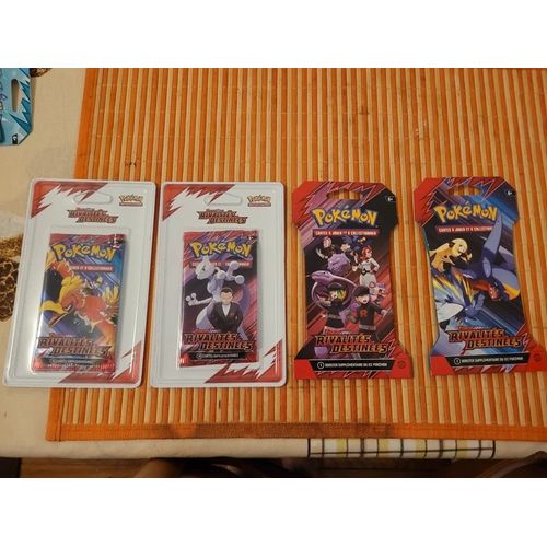 Lot De 4 Booster Team Rocket Rivalité Destinées Écarlate Et Violet
