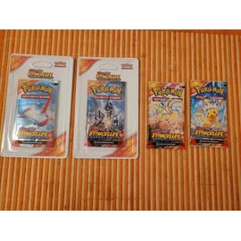 Lot De 4 Booster Pokémon Étincelles Déferlante Écarlate Et Violet