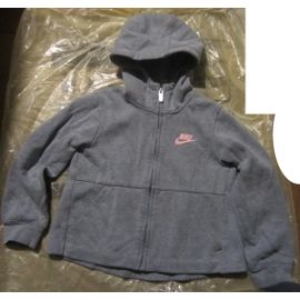 Sweat À Capuche Nike Gris Taille 6 7 Ans