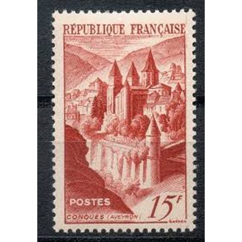 Abbaye De Conques Année 1947 N° 792 Yvert Et Tellier Luxe