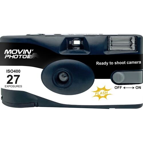 Appareil photo jetable Movin Photo jetable 27 photos noir et blanc