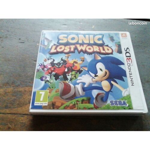 Jeu sonic lost world nintendo 3ds fr complet