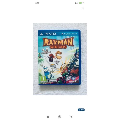 Vends boîtier jeu Rayman origins seul sans jeu bien lire l annonce
