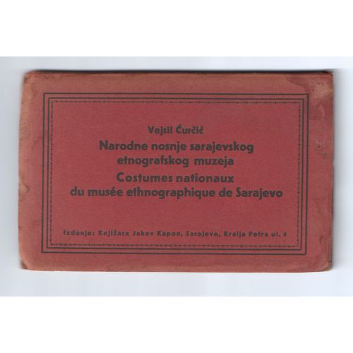 Costumes Nationaux Du Musée Ethnographique De Sarajevo