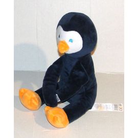 doudou pingouin bleu marine peluche bisous d'ange tom et kiddy