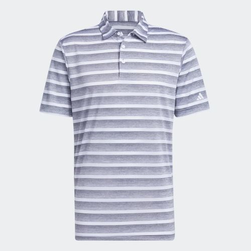 Polo Rayé Bicolore Adidas - Grey Three / White - S