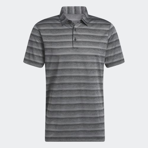 Polo Rayé Bicolore Adidas - Black / Grey Four - S