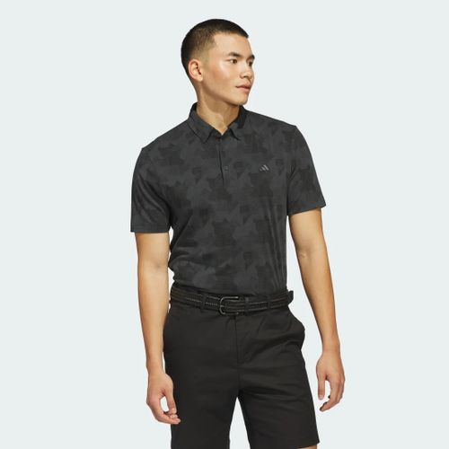 Polo Imprimé Go-To Adidas - Carbon / Black - Xl