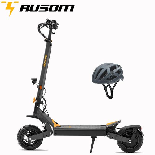 Trottinette Électrique Ausom L1 (Version Abe), Moteur 500w, Batterie 48v 20,8ah, Pneus 10pouces, Vitesse Maximale 20km/H,Déverrouillage Nfc Et Par Code