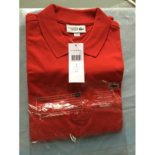 Authentique Polo Homme Lacoste Manches Courtes Taille 2