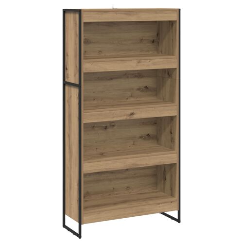 Vidaxl Bibliothèque 2 Pcs Chêne Artisan 80 X 30 X 155 Cm