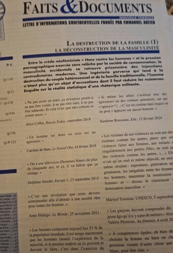 Faits Et Documents 538 La Destruction De La Famille