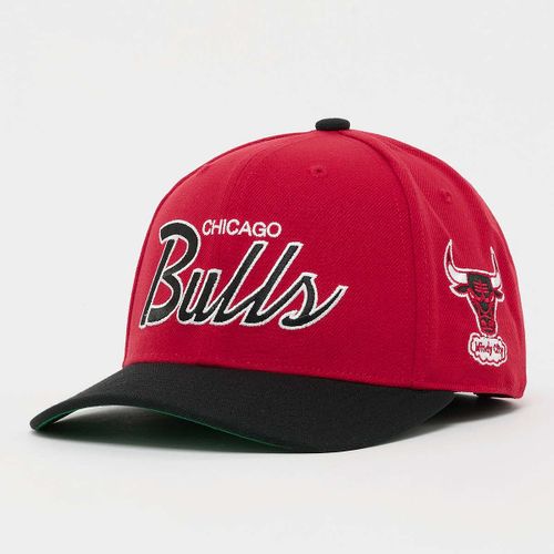 Mitchell & Ness Team Script 2.0 Pro Snapback Hwc Nba Chicago Bulls Unisex Casquettes Rouge Taille One Size Accessoires