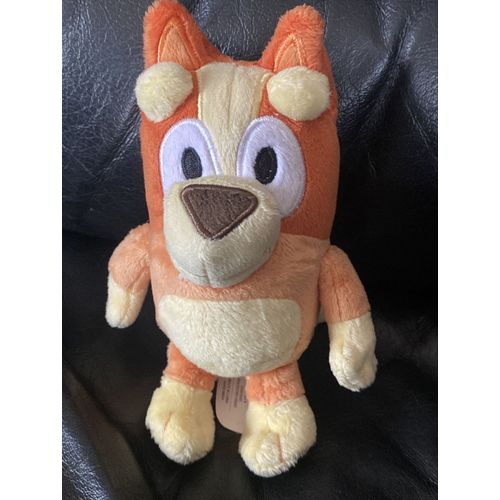 Peluche Bluey Bingo orange et jaune  18CM MOOSE TOYS
