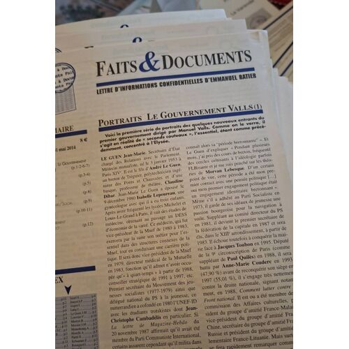 Faits Et Documents 376 Mai 2014 Valls