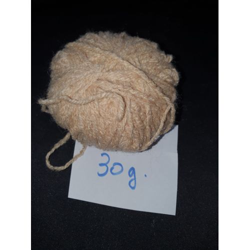30 Grammes Laine Beige Pour Tricot Crochet